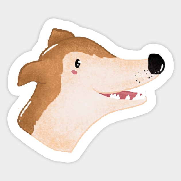 jenna marbles dog design bunny Sticker by Mydrawingsz